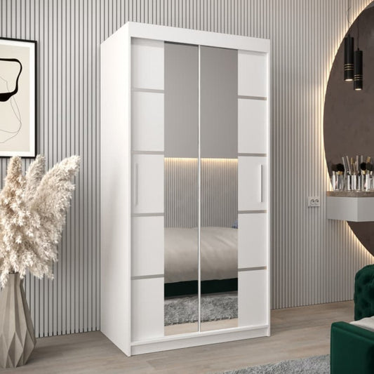 Verona 04 Sliding Door Wardrobe 100cm