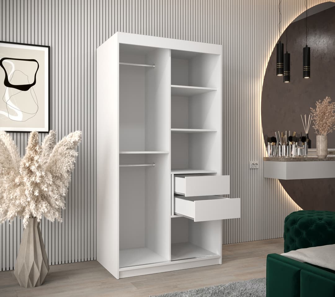 Arendal III Sliding Door Wardrobe 100cm