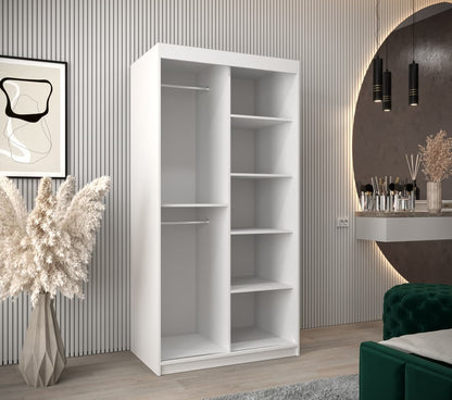 Larvik III Sliding Door Wardrobe 100cm