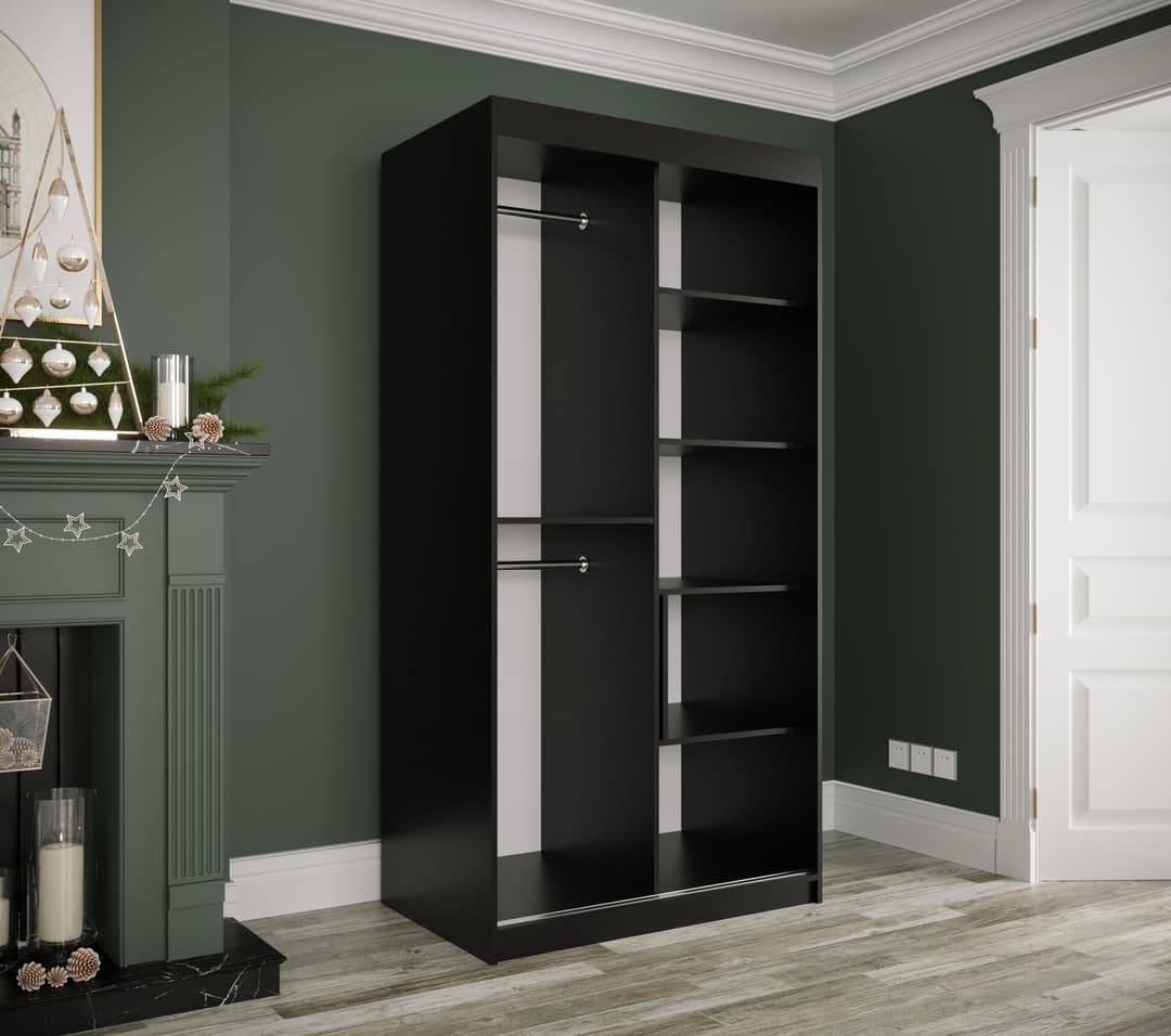 Geneva Sliding Door Wardrobe 100cm