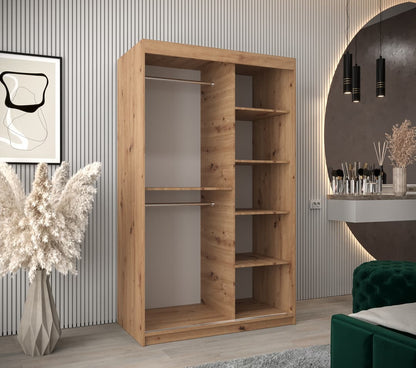 Uppsala T2 Sliding Door Wardrobe 120cm