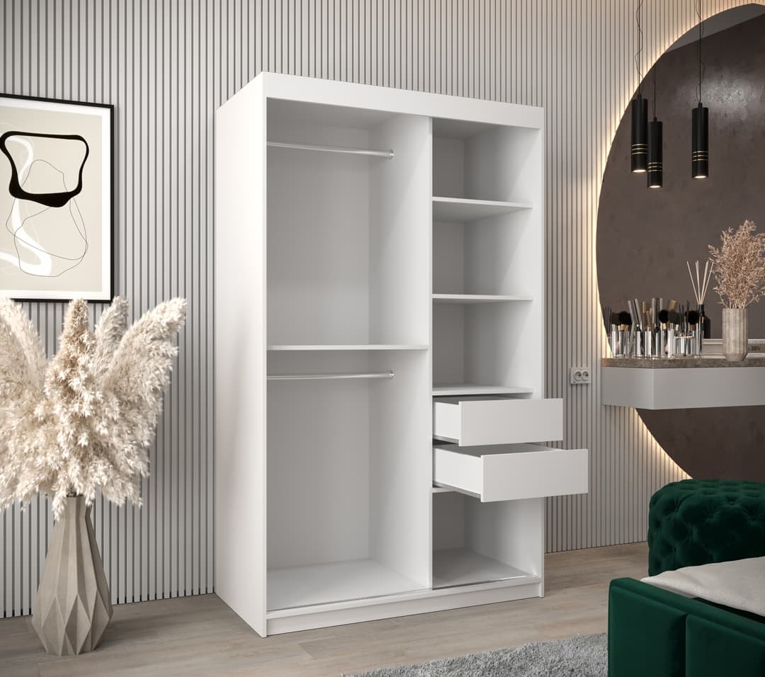 Larvik I Sliding Door Wardrobe 120cm