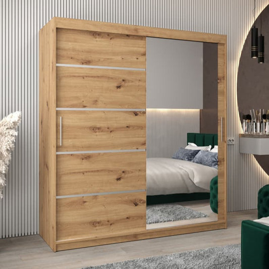 Verona 02 Sliding Door Wardrobe 180cm