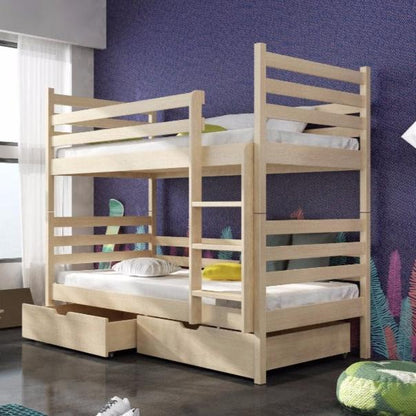 Wooden Bunk Bed Nemo with Storage