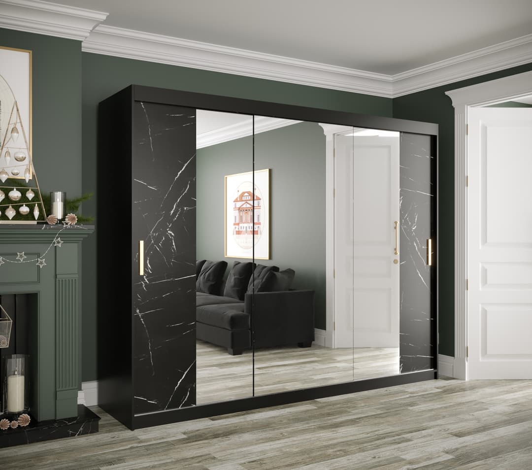 Geneva T2 Sliding Door Wardrobe 250cm