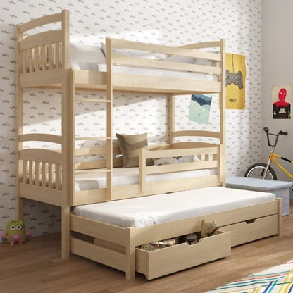 Alan Bunk Bed with Trundle and Storage