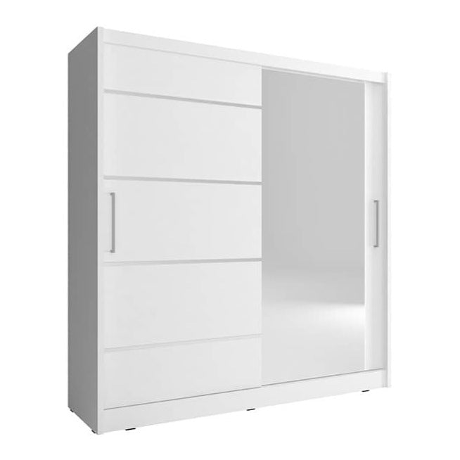 Maja I Alu Sliding Door Wardrobe 200cm