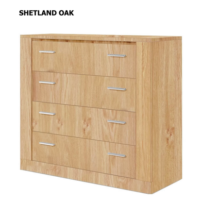 Arti 4 Drawer Storage Chest - 6 Colours