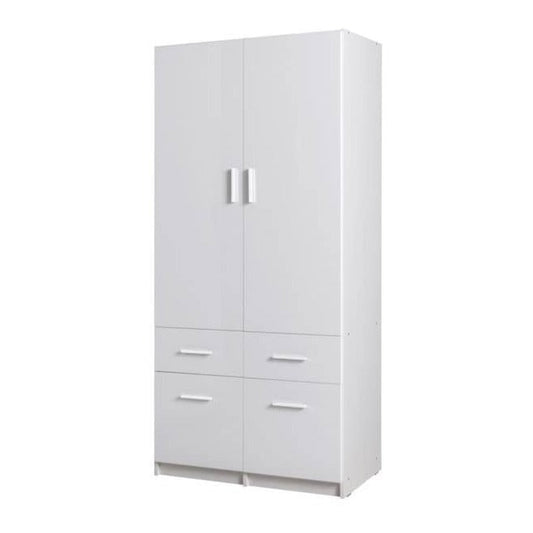 Alpin Hinged Door Wardrobe 92cm [Drawers]