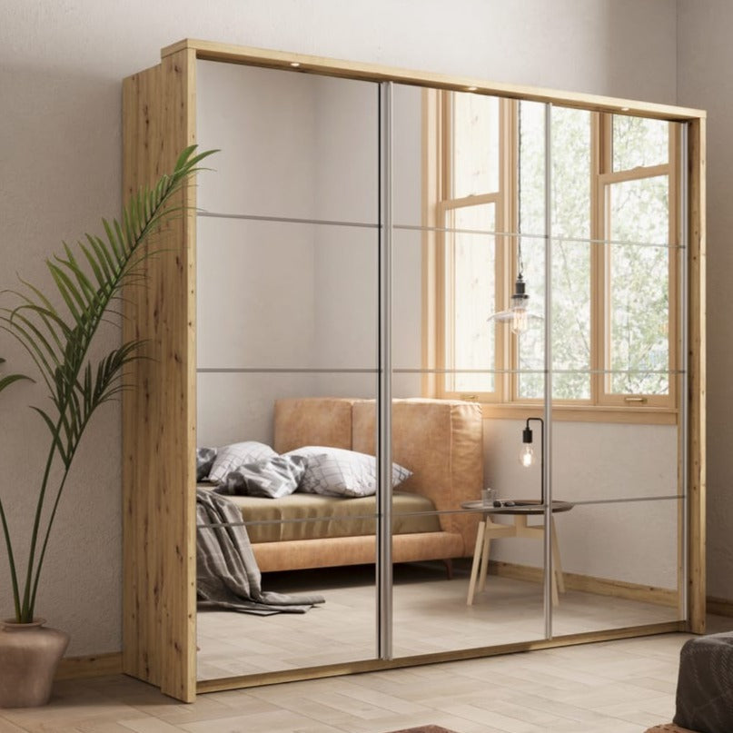 Arti 27 - 3 Sliding Door Wardrobe 240cm