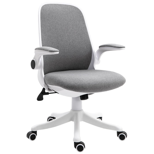 Vinsetto Nylon Mesh Cushioned Office Chair Grey