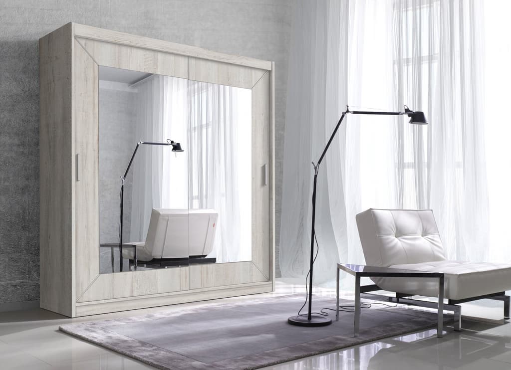 Sliding Door Mirrored Wardrobe Alfa