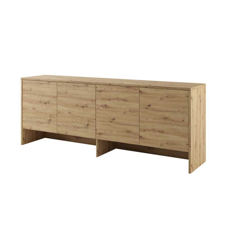 BC-05 Horizontal Wall Bed Concept 120cm With Storage Cabinet