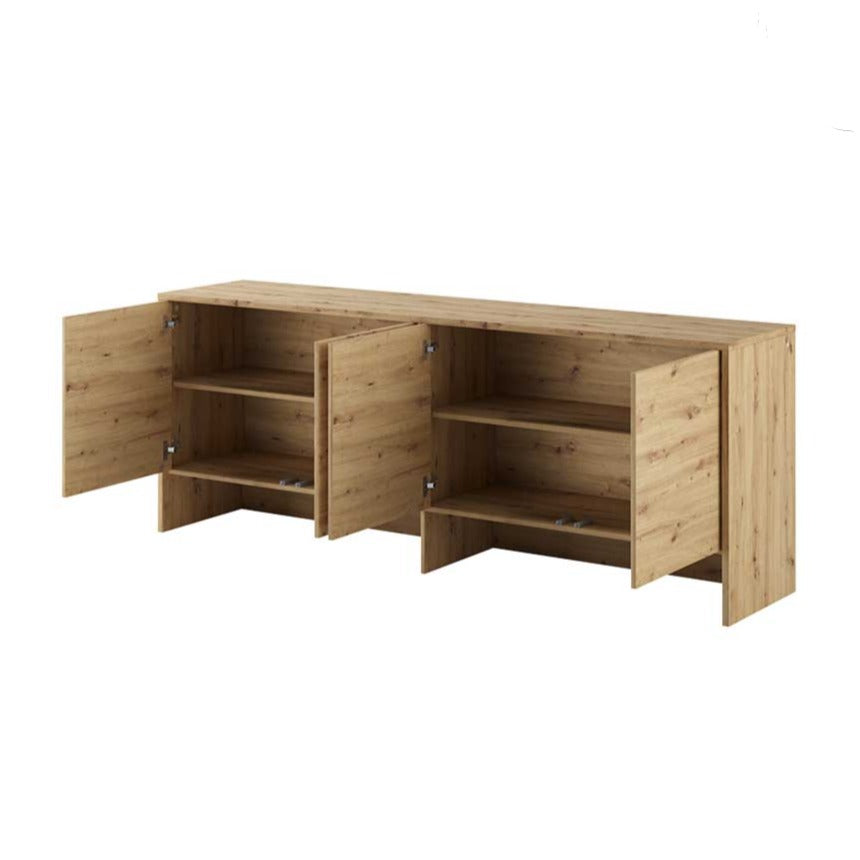 BC-05 Horizontal Wall Bed Concept 120cm With Storage Cabinet