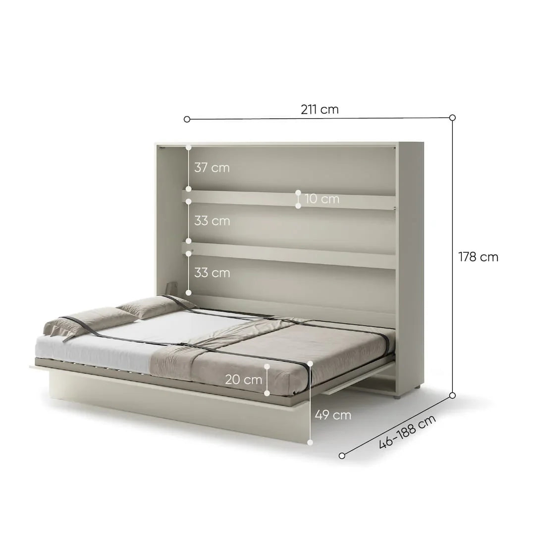 BC-14 Horizontal Wall Bed Concept 160cm