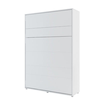 BC-01 Vertical Wall Bed Concept 140cm With Storage Cabinets and LED