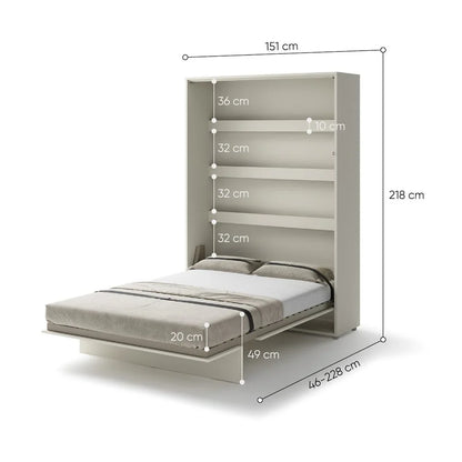 BC-01 Vertical Wall Bed Concept 140cm