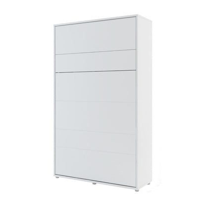 BC-02 Vertical Wall Bed Concept 120cm With Storage Cabinets and LED