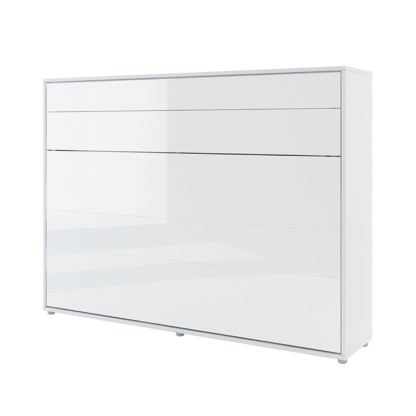 BC-04 Horizontal Wall Bed Concept 140cm With Storage Cabinet