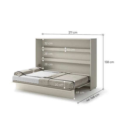 BC-04 Horizontal Wall Bed Concept 140cm