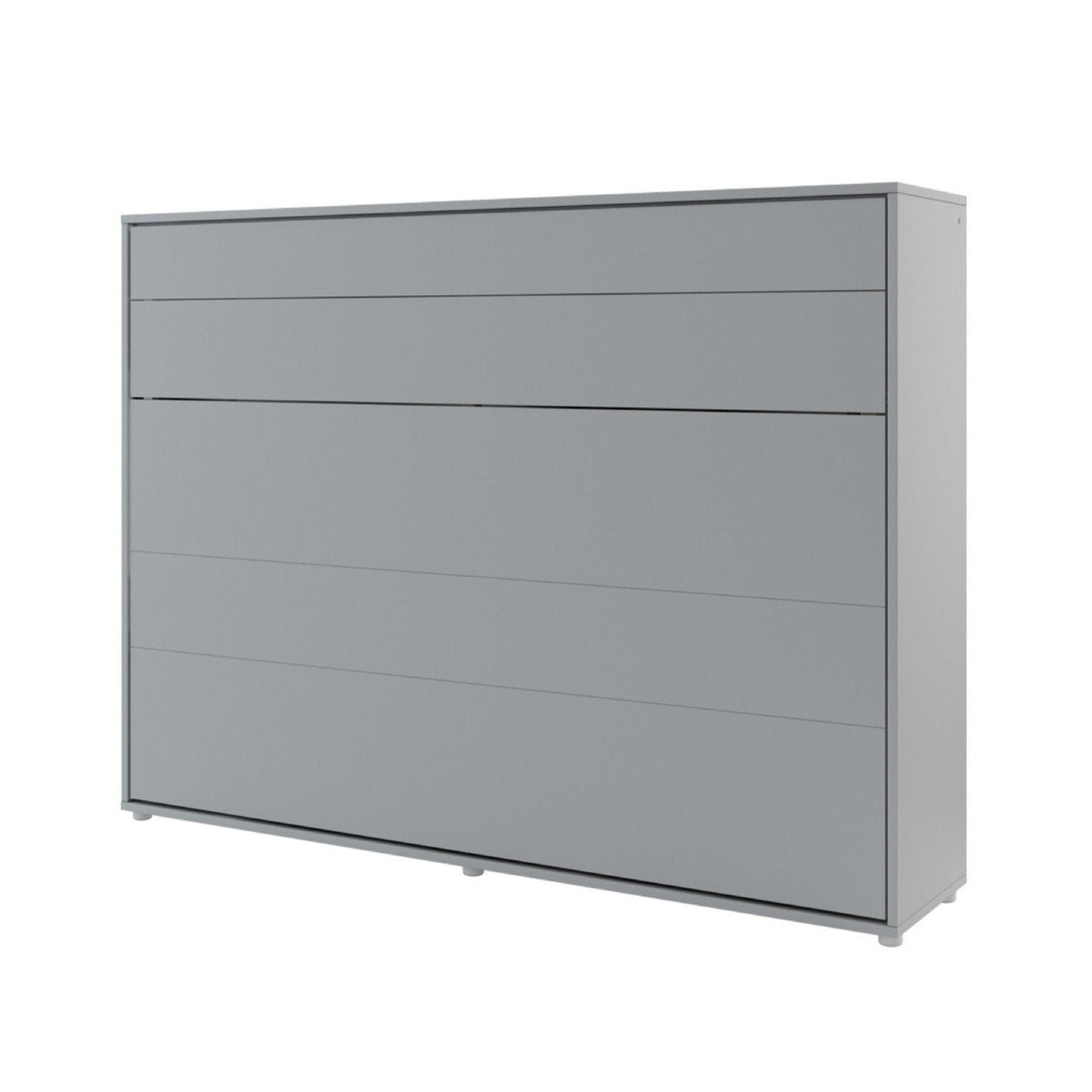 BC-04 Horizontal Wall Bed Concept 140cm With Storage Cabinet