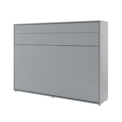 BC-04 Horizontal Wall Bed Concept 140cm With Storage Cabinet