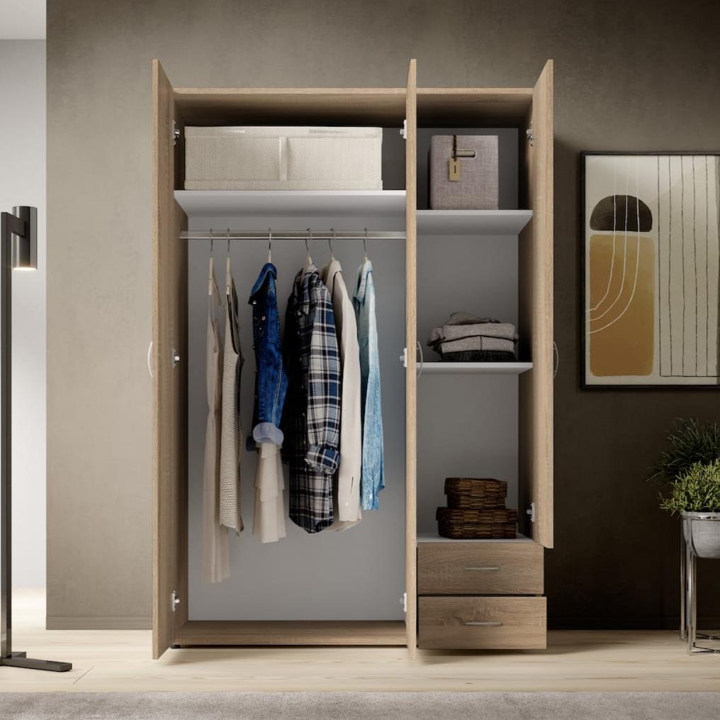 Base Hinged Door Wardrobe 120cm