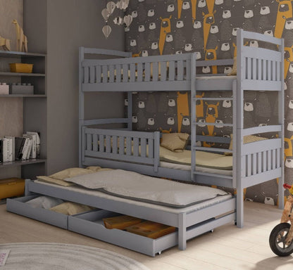 Blanka Bunk Bed with Trundle and Storage