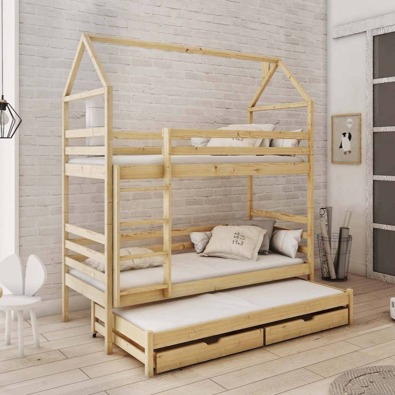 Dalia Bunk Bed with Trundle and Storage