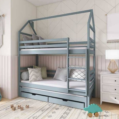 Dalia Bunk Bed with Trundle and Storage