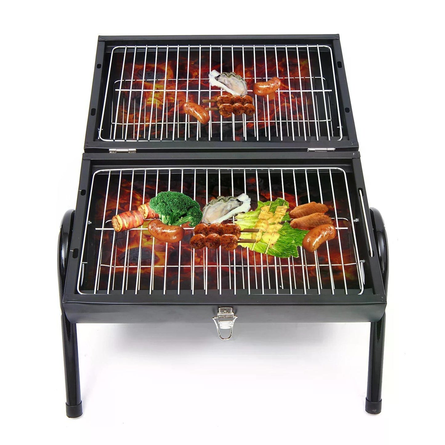 Outsunny Portable Charcoal BBQ Grill