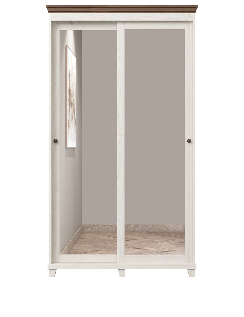 Evora 54 Sliding Door Wardrobe 120cm