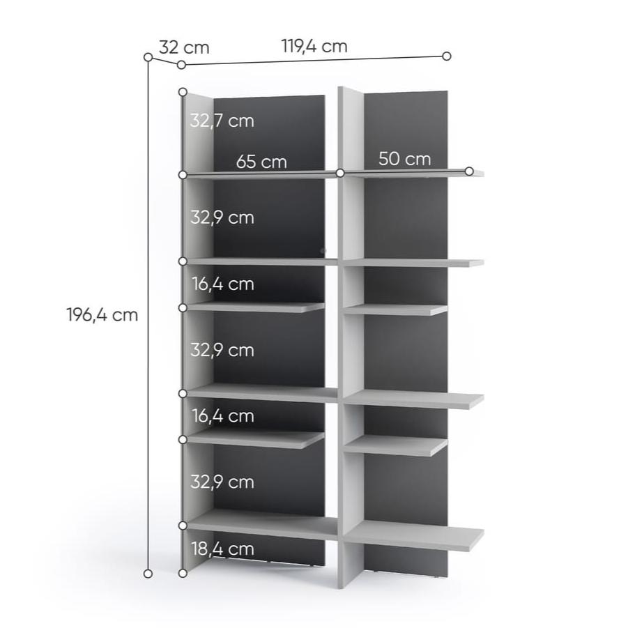 Fitt FL-01L Bookcase 119cm