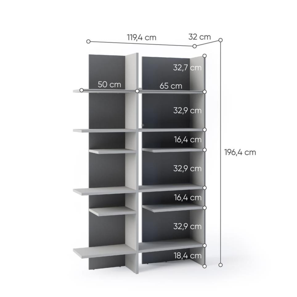 Fitt FL-01P Bookcase 119cm