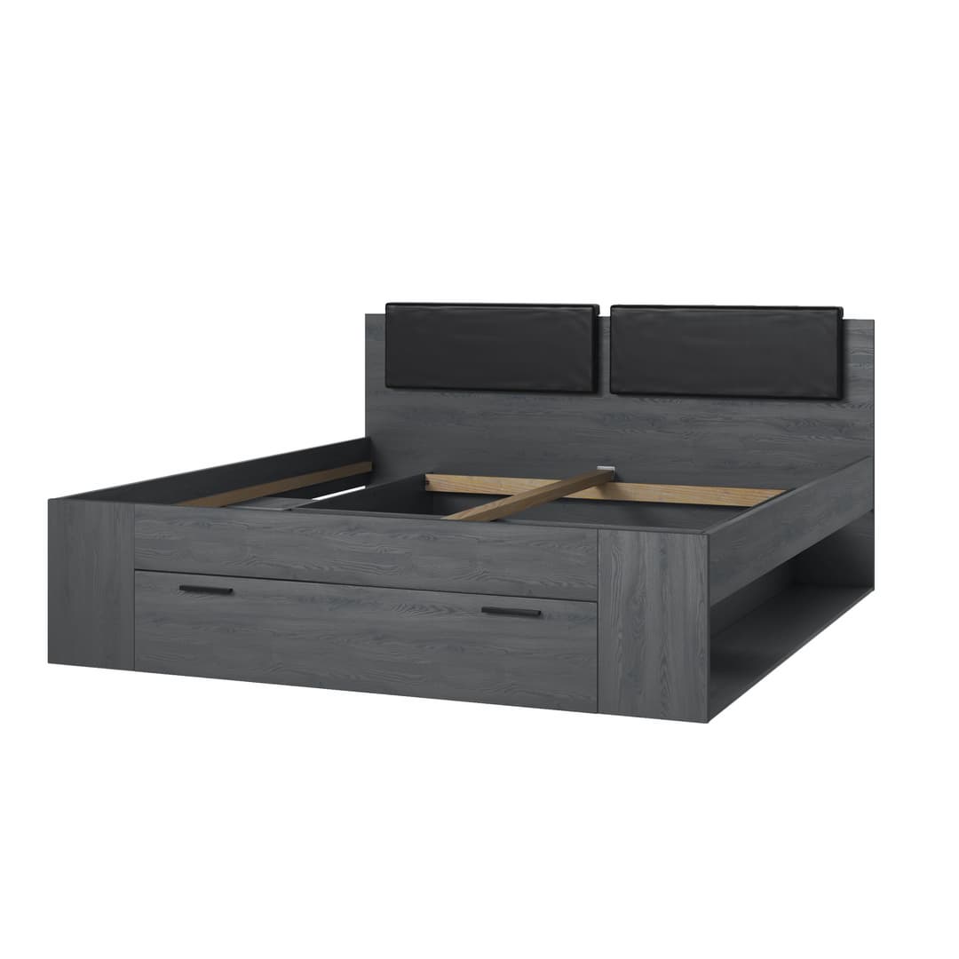 Galaxy Divan Bed [Oak Carbon]