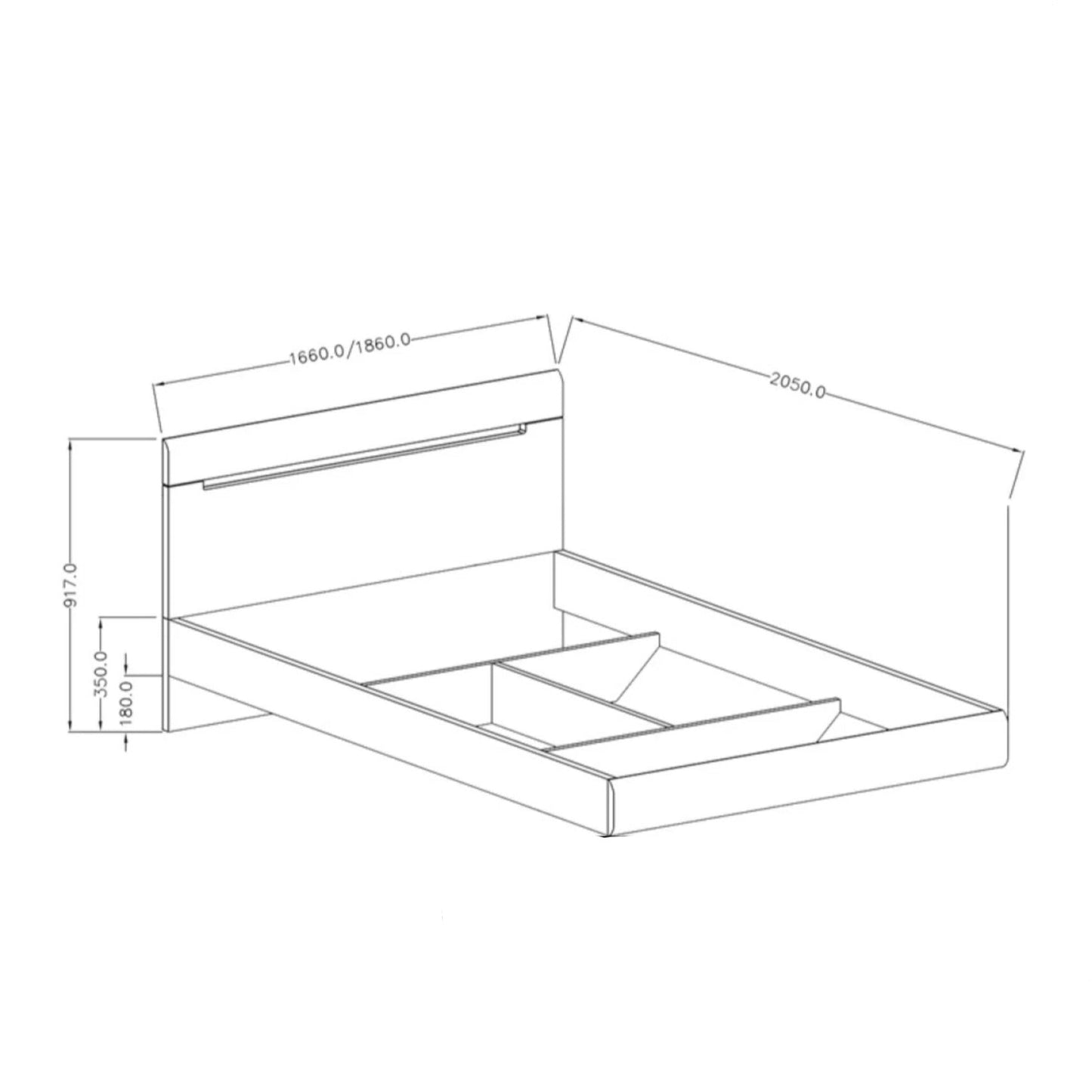 Hektor 31 Bed 160cm