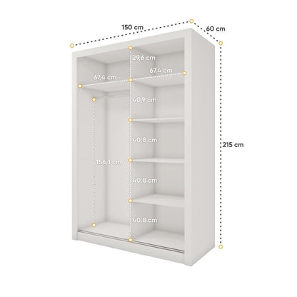 Idea ID-17 Sliding Door Wardrobe 150cm