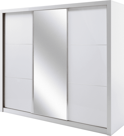 Siena 12 Sliding Door Wardrobe 258cm with LED