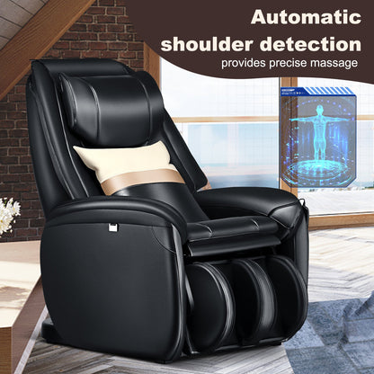 3D Zero Gravity Massage Chair with Full Body Massage and Back Heater-Black