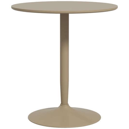 HOMCOM 75H x √é¬¶70cm Two-Person Minimalistic Dining Table - Light Brown