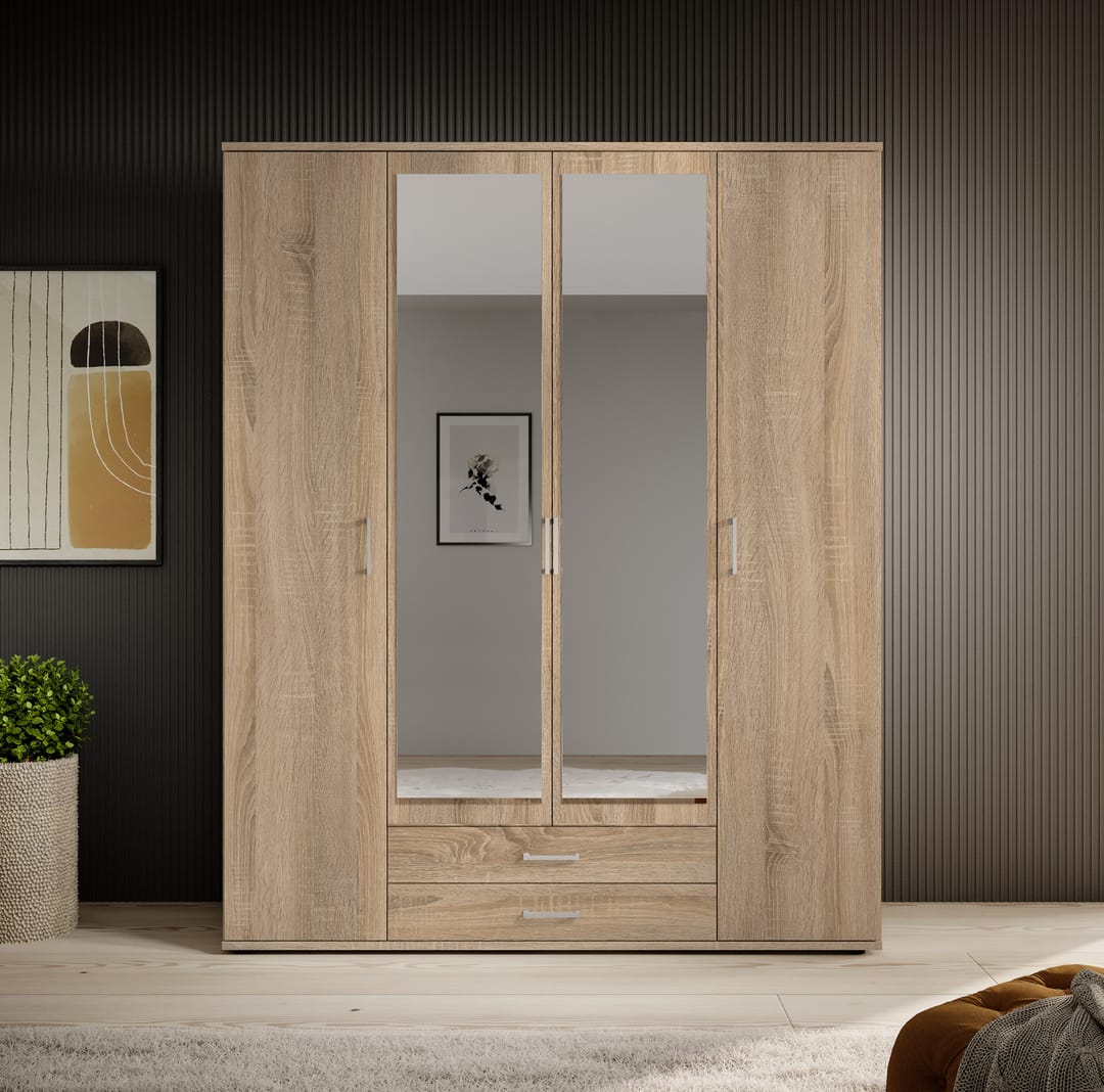 Karl Hinged Door Wardrobe 160cm