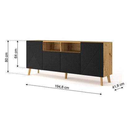 Luxi Sideboard Cabinet 195cm