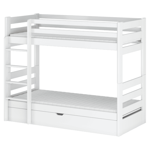 Wooden Bunk Bed Aya With Storage