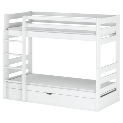 Wooden Bunk Bed Aya With Storage