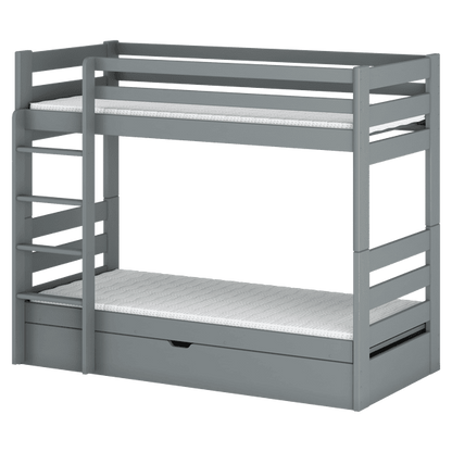 Wooden Bunk Bed Aya With Storage