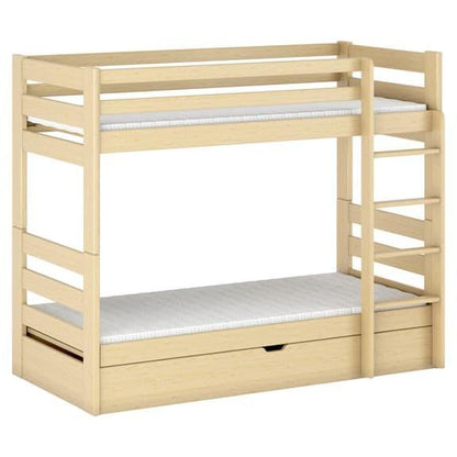 Wooden Bunk Bed Aya With Storage