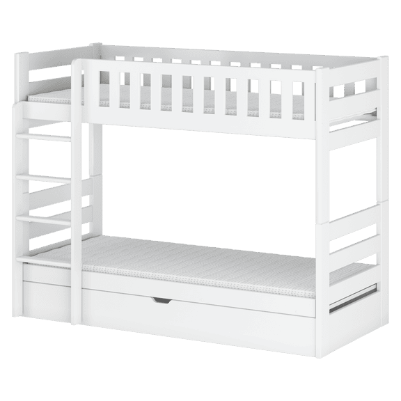 Wooden Bunk Bed Focus With Storage