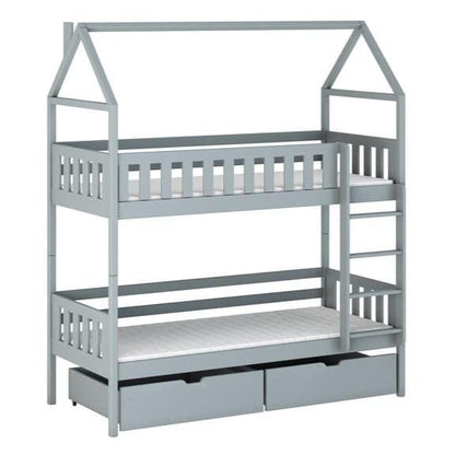 Wooden Bunk Bed Gaja With Storage