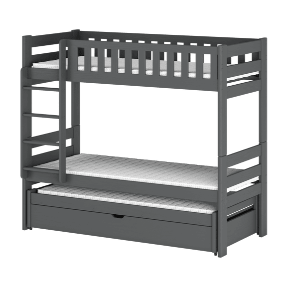 Harvey Bunk Bed with Trundle and Storage