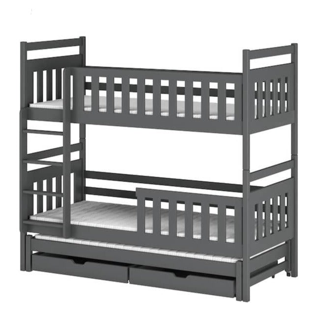 Klara Bunk Bed with Trundle and Storage